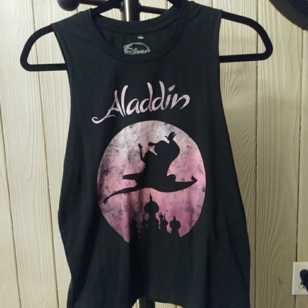 Disney's Aladdin NWOT small black tank